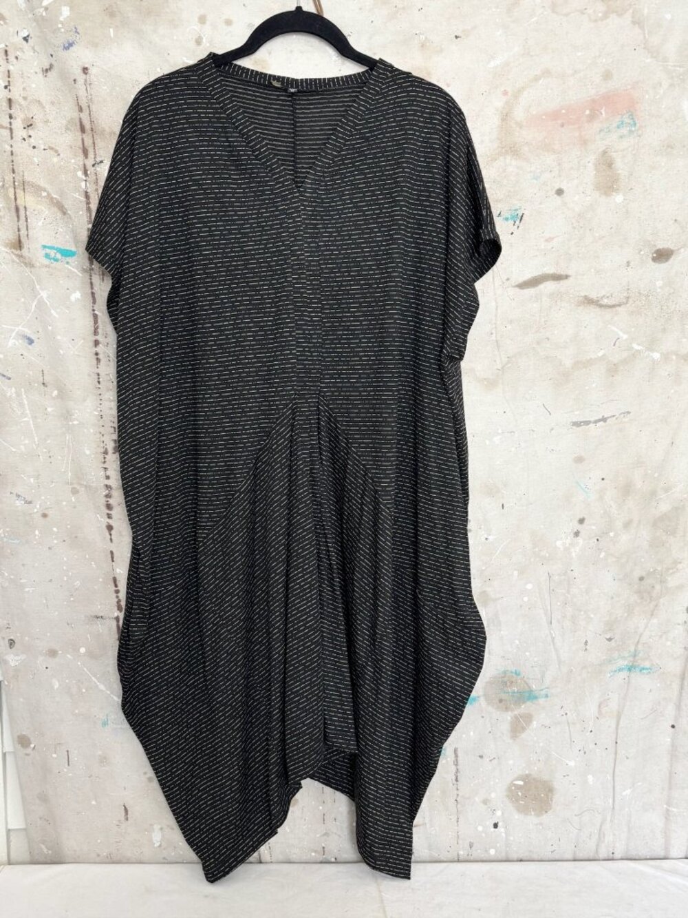 Kozan V Neck Stretch Asymmetric Dress